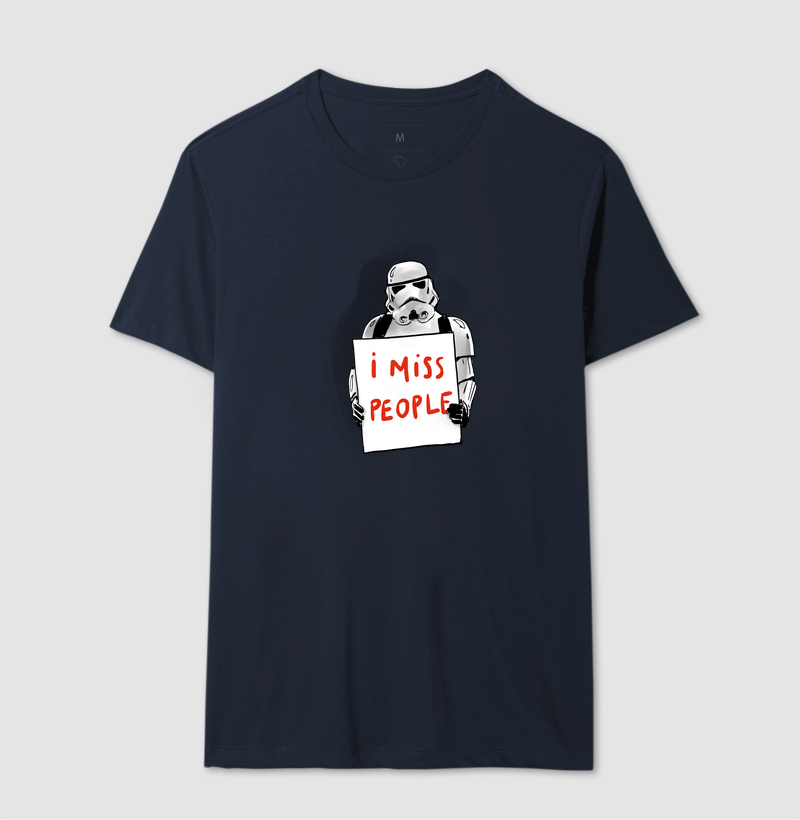 Camiseta I Miss People - Imagem 4