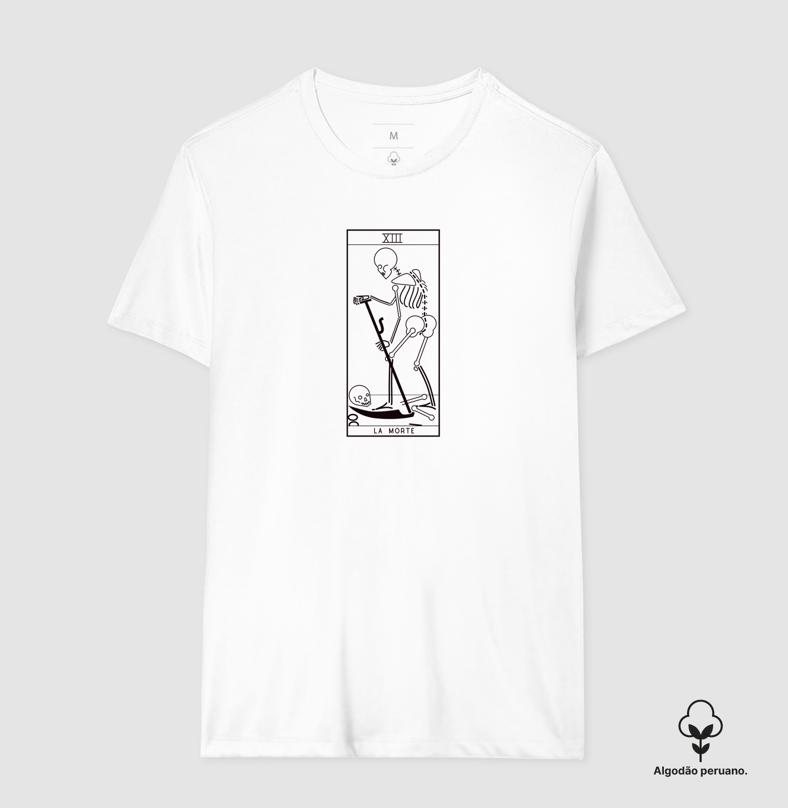 Camiseta Algodão Peruano La Morte - Imagem 3