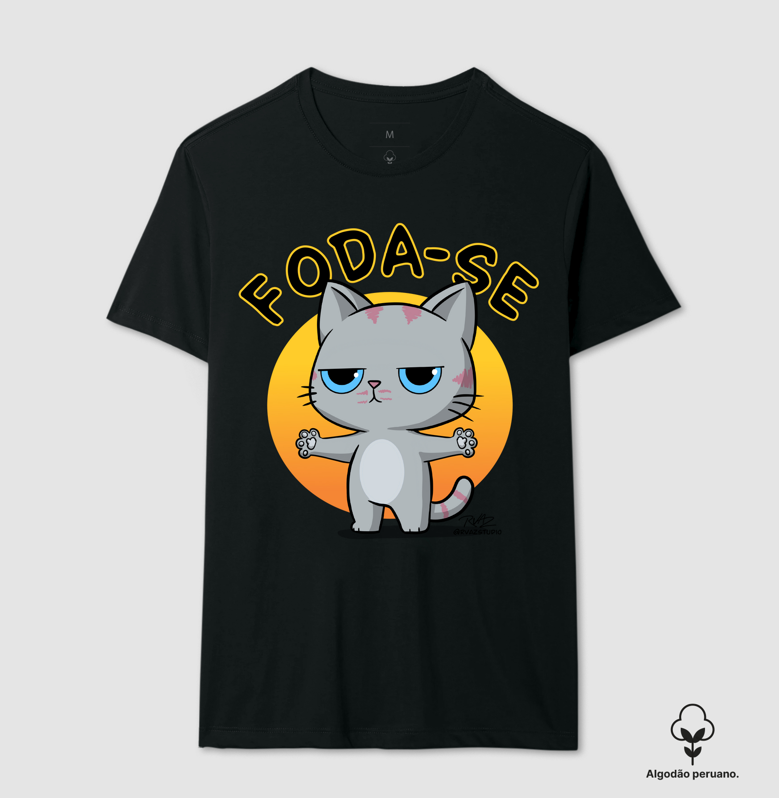 Camiseta Gato Sincero F... - Imagem 5