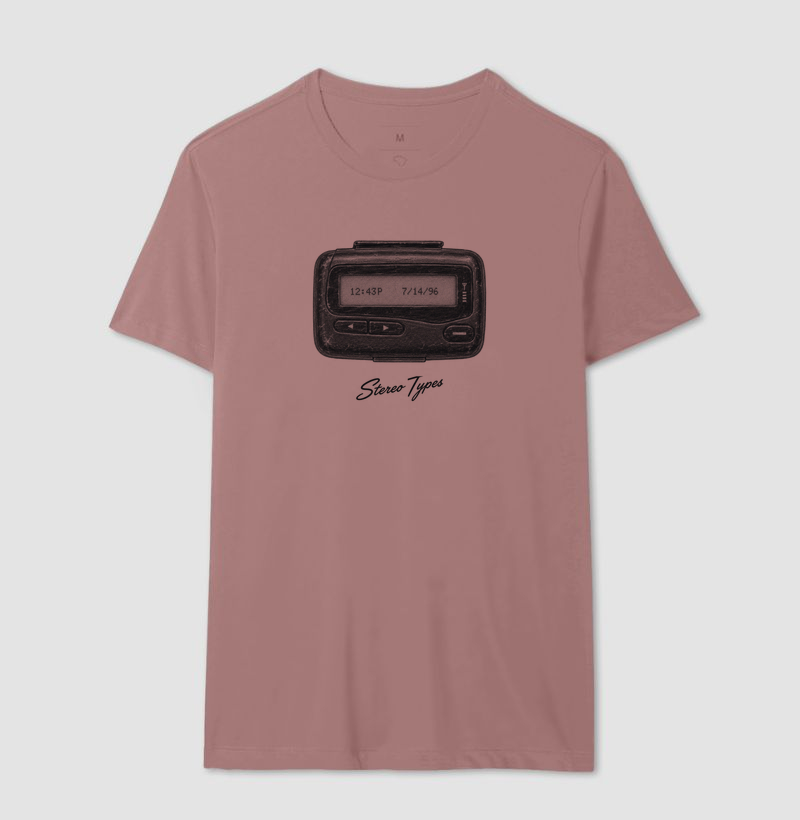Pager · Anos 90 · Traço Escuro · STEREO TYPES - Imagem 8