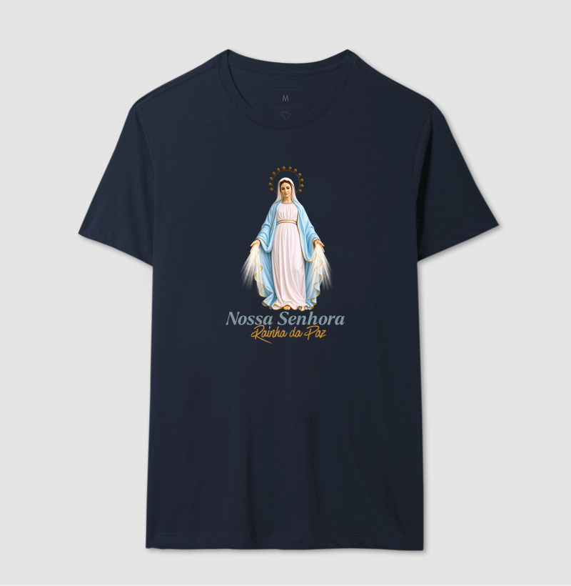 Camiseta Católica Nossa Senhora Rainha da Paz - Imagem 6