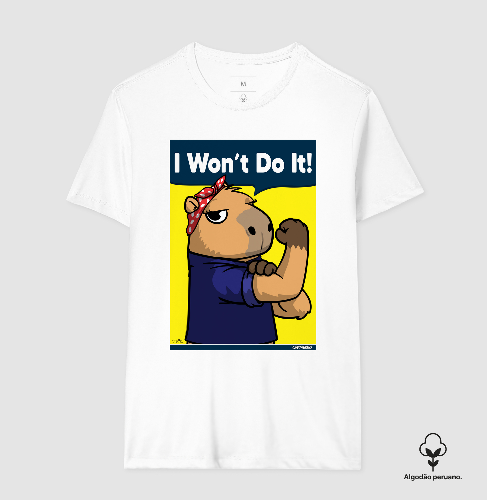 Camiseta Capivara I won’t do it! - Imagem 5