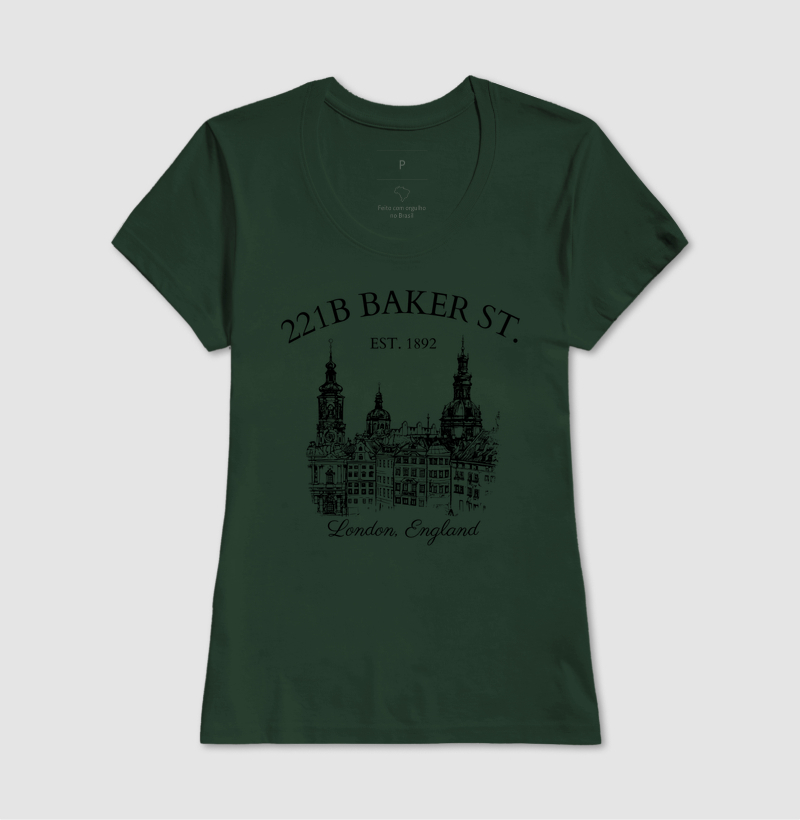 Camiseta Sherlock Holmes 221B Baker Street – Literatura Inglesa  - Imagem 9