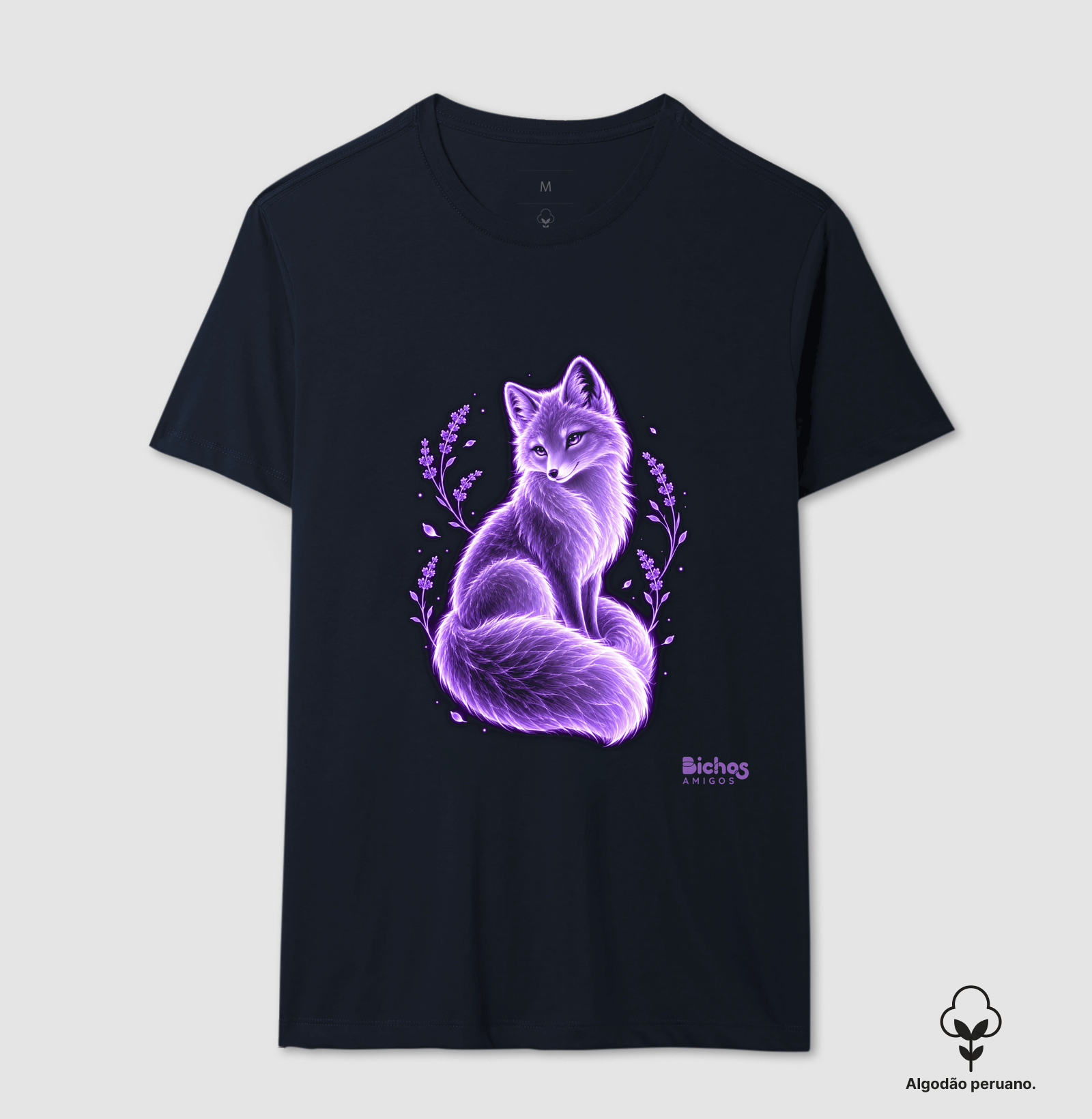Raposa violeta com lavandas - Imagem 3