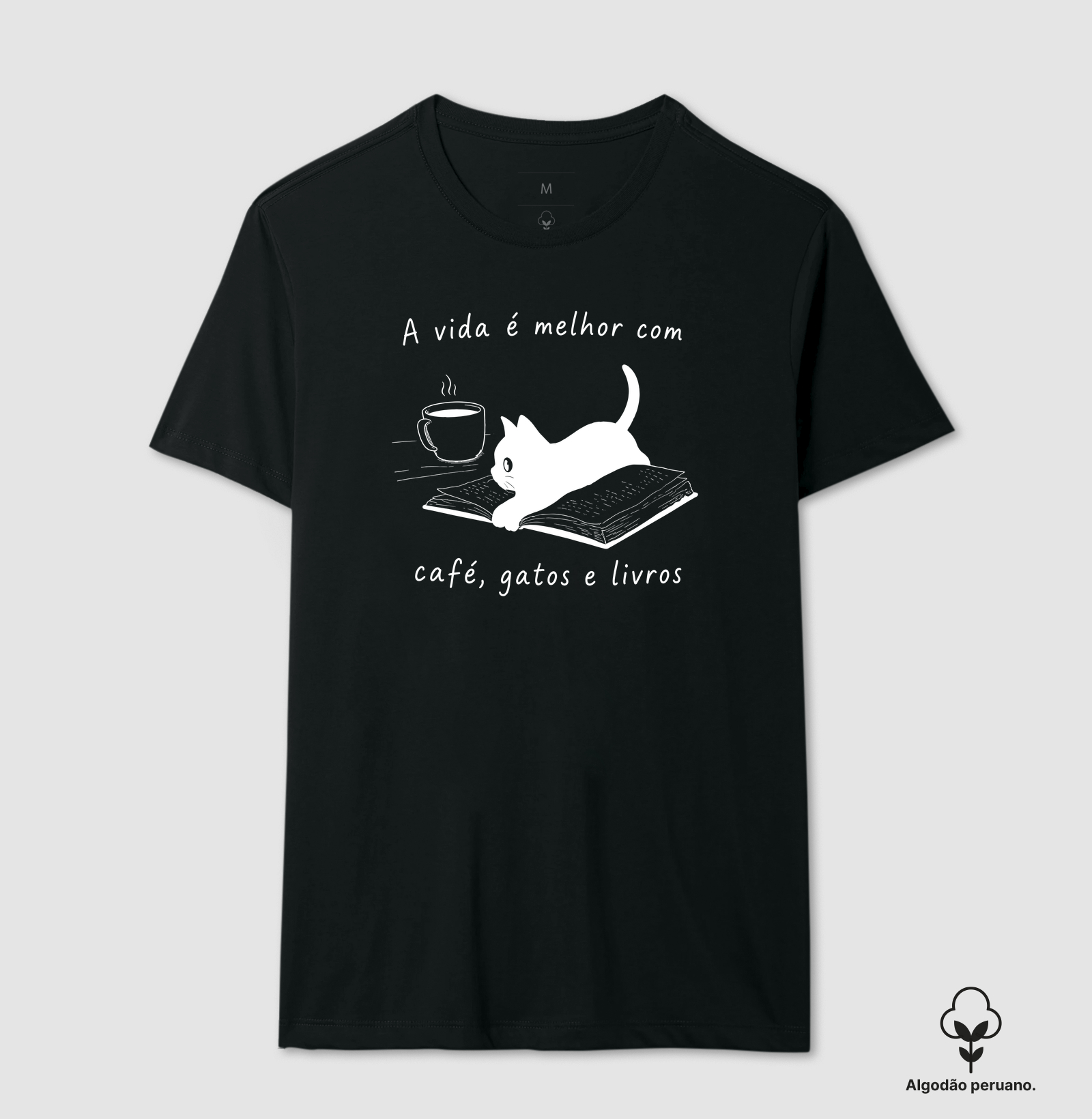 A Vida é Melhor com Café, Gatos e Livros - Imagem 2
