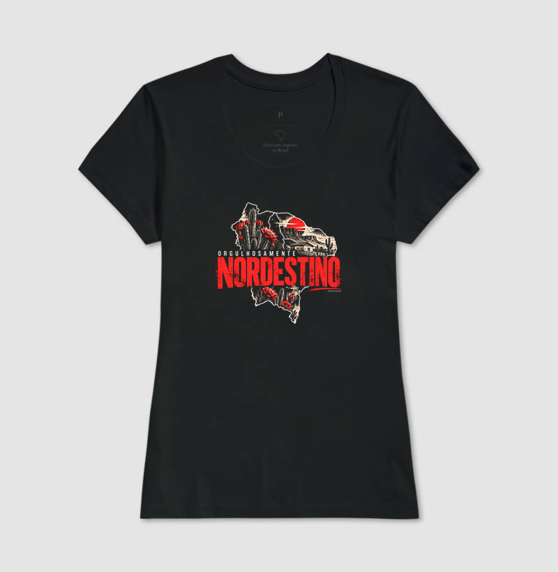 Camiseta Orgulhosamente Nordestino (premium) | OxenteWear - Imagem 4