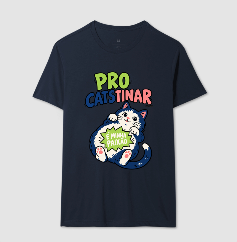 Camiseta Procatstinar É Minha Paixão - Imagem 6