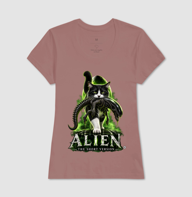 Camiseta Alien – The Short Version Gatos (frajolinha) - Imagem 17