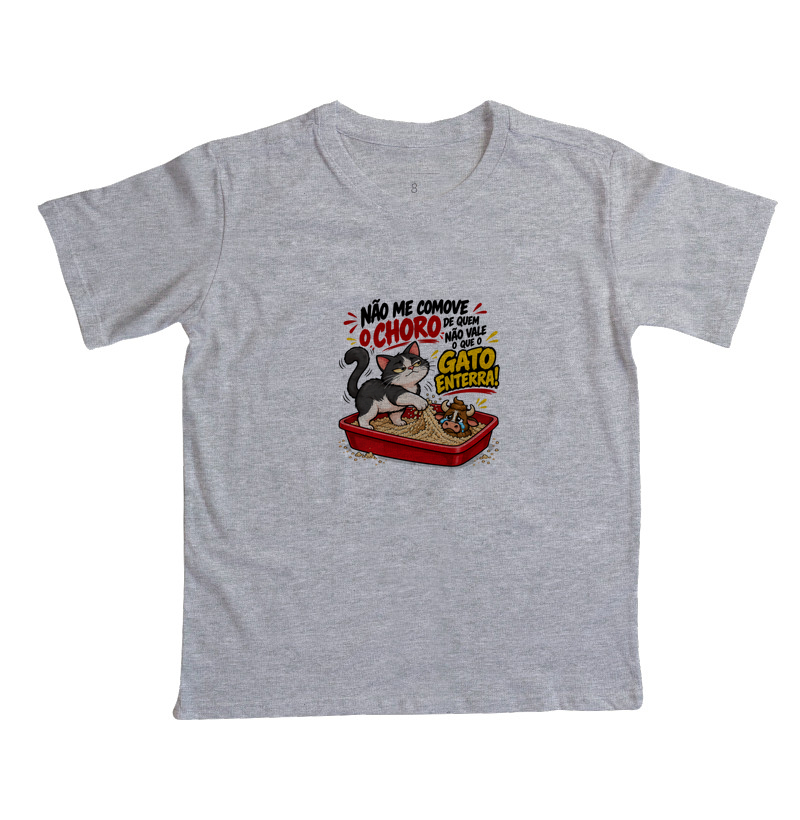 Camiseta Infantil Gato Poop - Imagem 2
