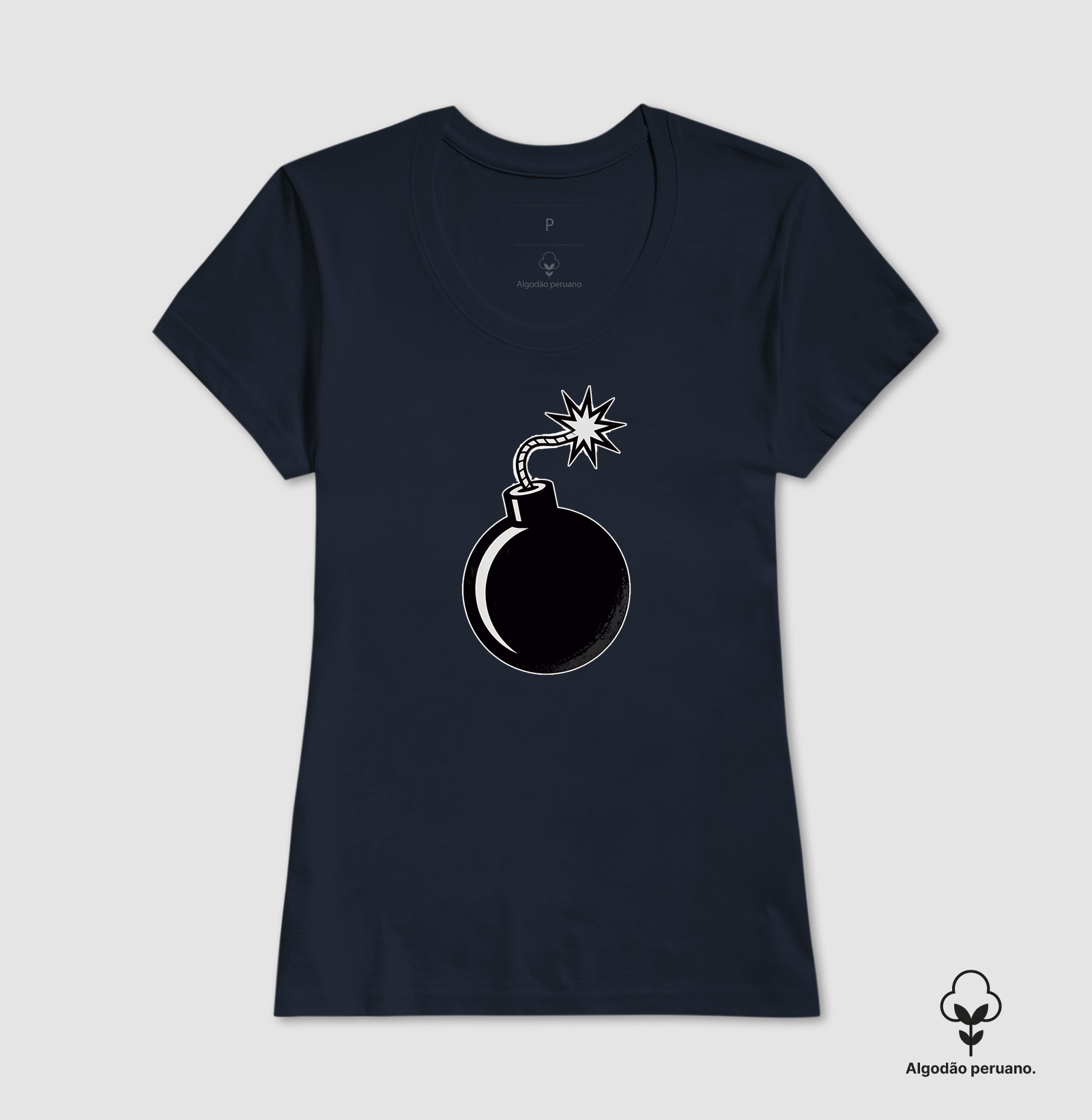 Camiseta Algodão Peruano Bomba! - Imagem 7
