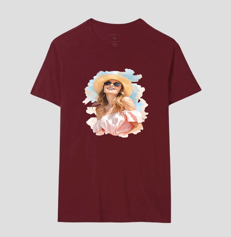 Camiseta Algodão Premium - Verão Feliz - Imagem 18
