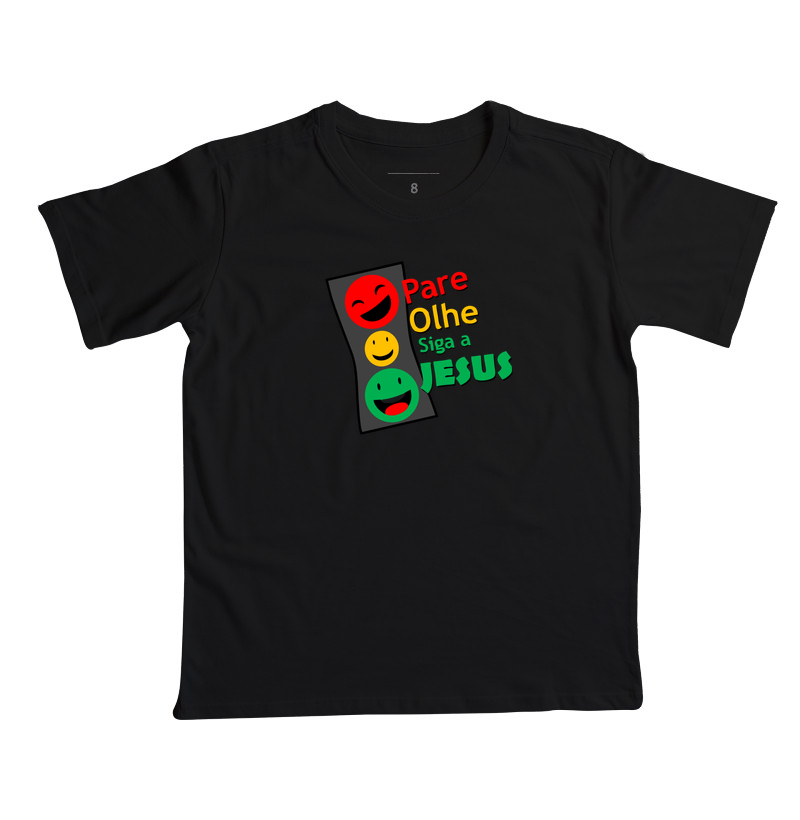 Camiseta Pare, Olhe, siga a Deus - Imagem 3