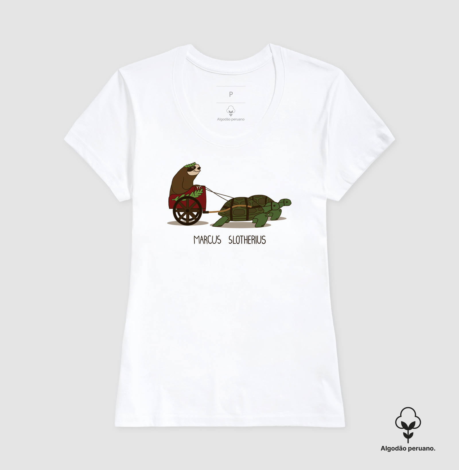 Camiseta Algodão Peruano Marcus Preguicius - Imagem 3