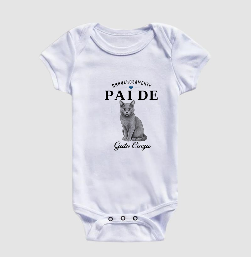 Orgulhosamente Pai de Gato Cinza - Imagem 3