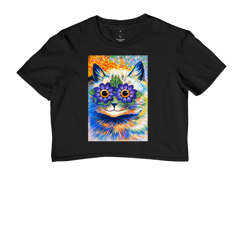 Psychedelic Flower Cat -  Louis Wain - Imagem 2