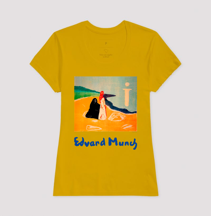 Camiseta Edvard Munch Duas Mulheres Na Praia - Imagem 15