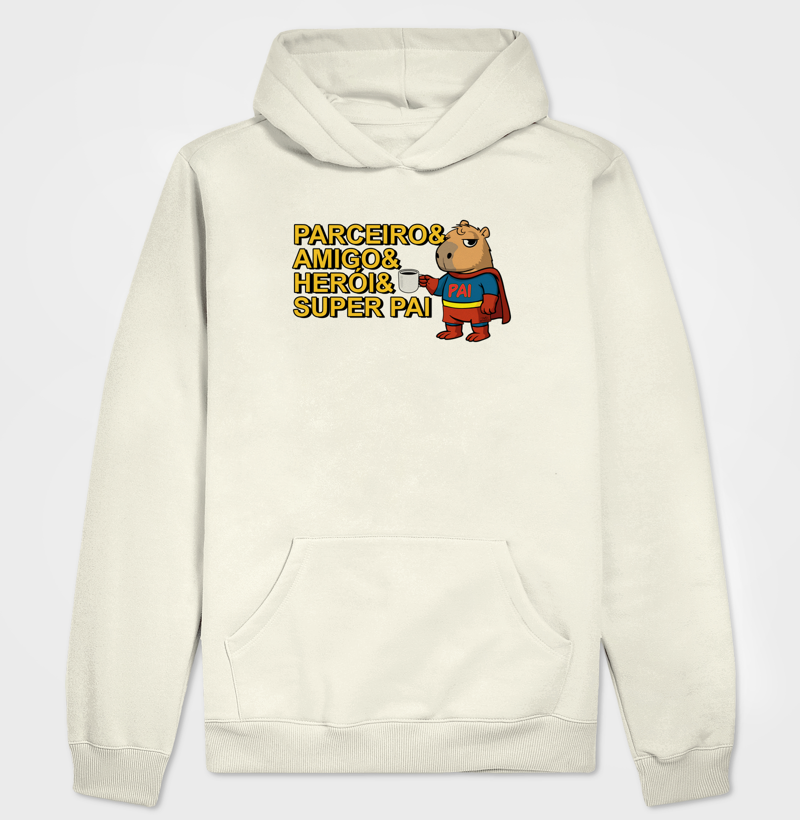 Camiseta Capivara Pai Super - Imagem 3