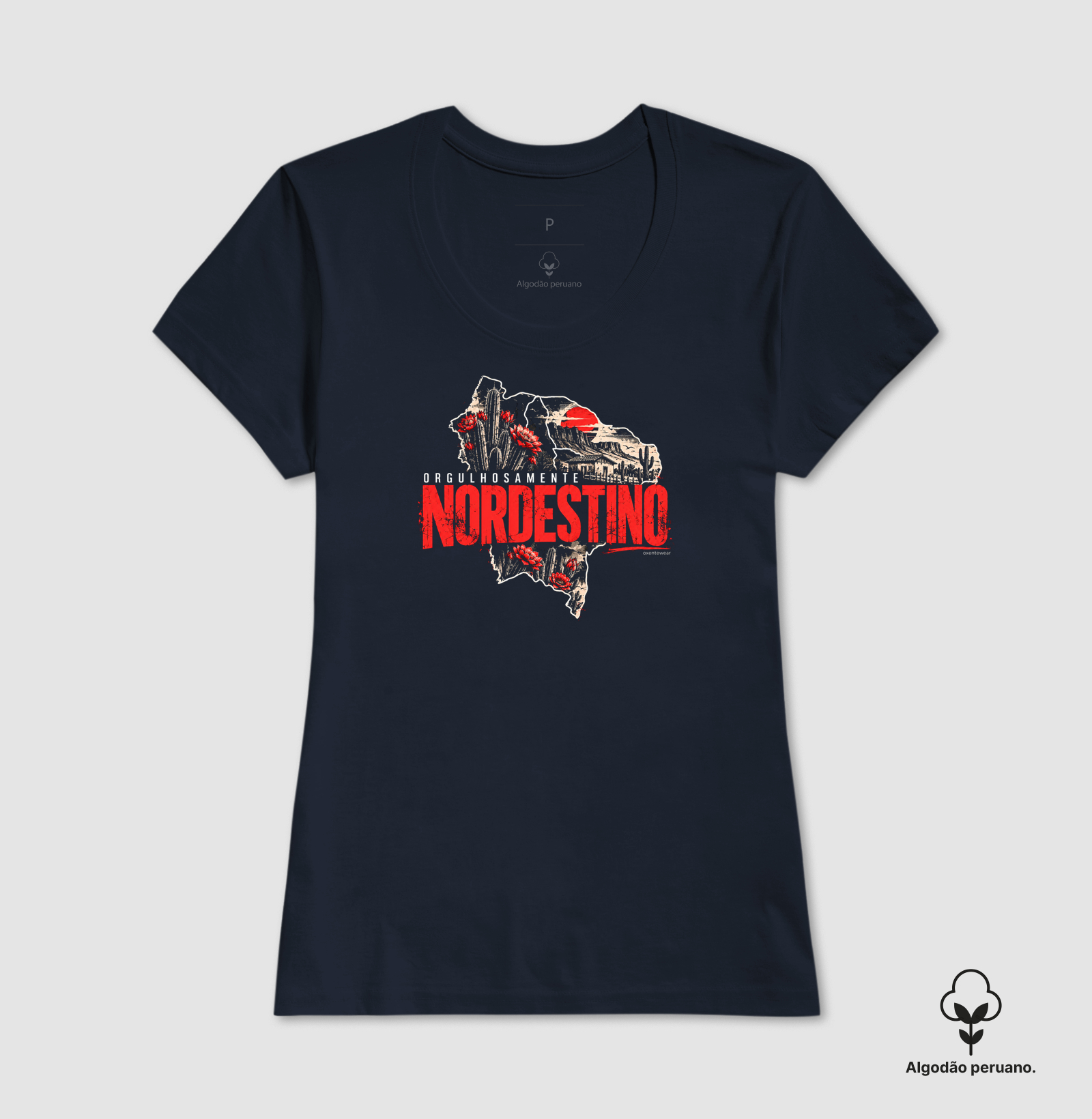 Camiseta Orgulhosamente Nordestino (premium) | OxenteWear - Imagem 3