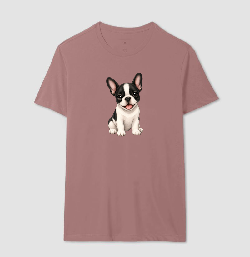 Bulldog (Buldogue) Francês Preto e Branco - Desenho Animado - Imagem 16