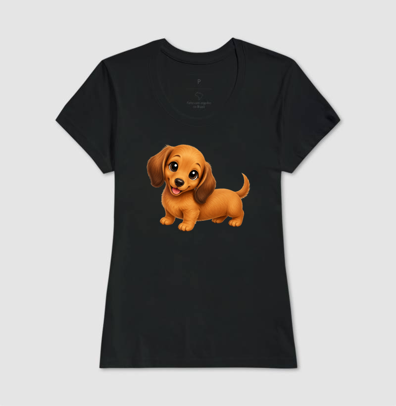 Dachshund Marrom - Desenho Animado - Imagem 3