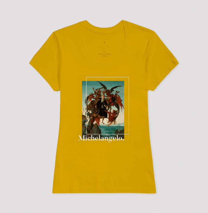 Camiseta Michelangelo Demônios  - Imagem 11