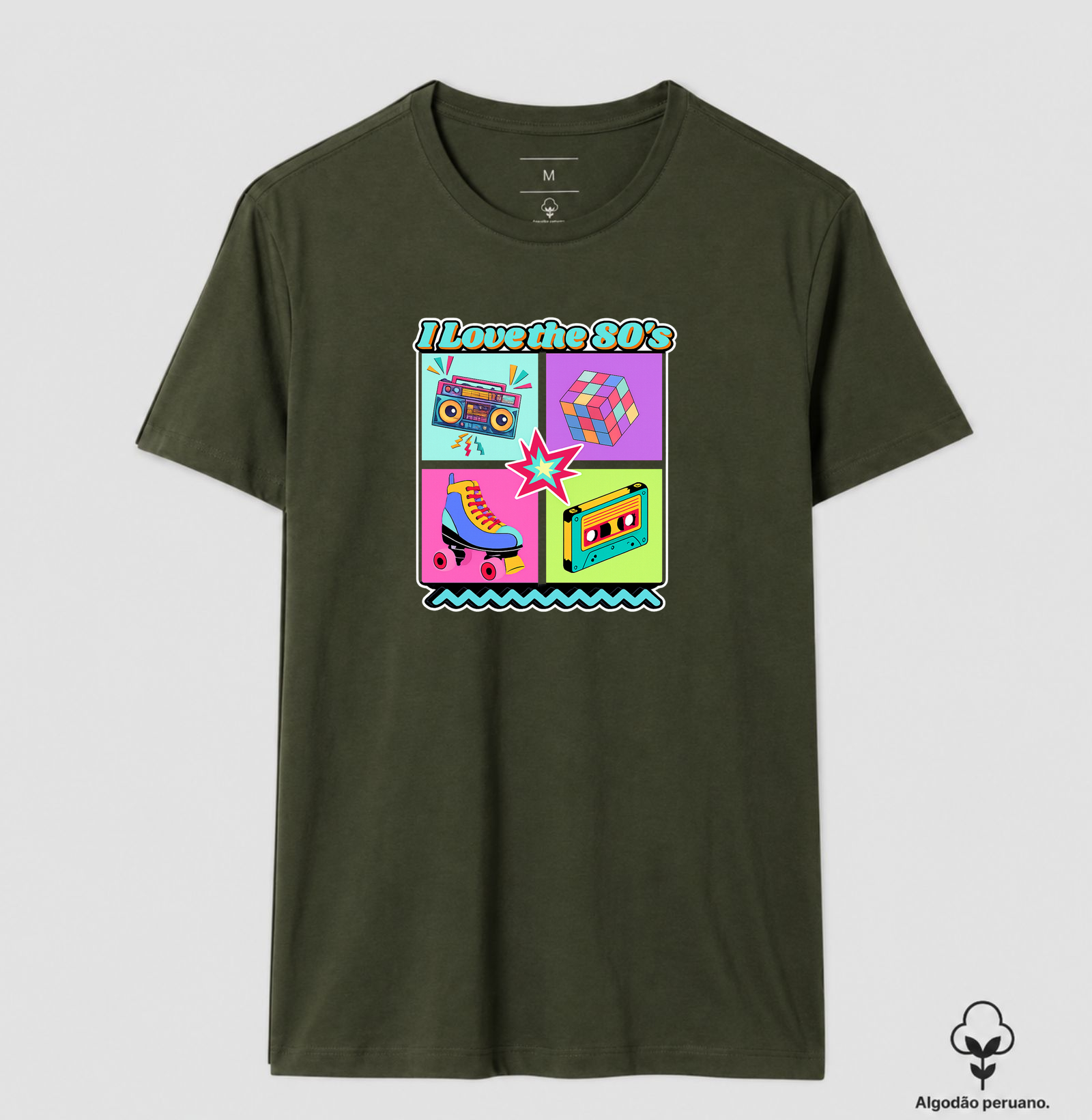 Camiseta retro Cubo Mágico - Imagem 6