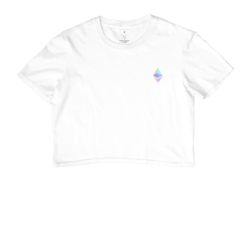 Cropped Ethereum Logo Minimalista - Imagem 3