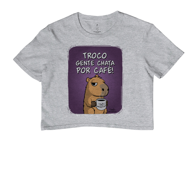 Camiseta Capivara Troco por Café - Imagem 6