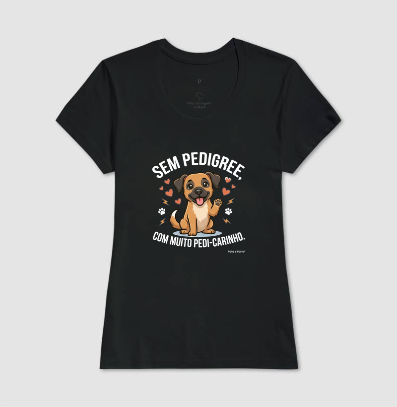 CAMISETA VIRA-LATA PEDI-CARINHO - Imagem 3