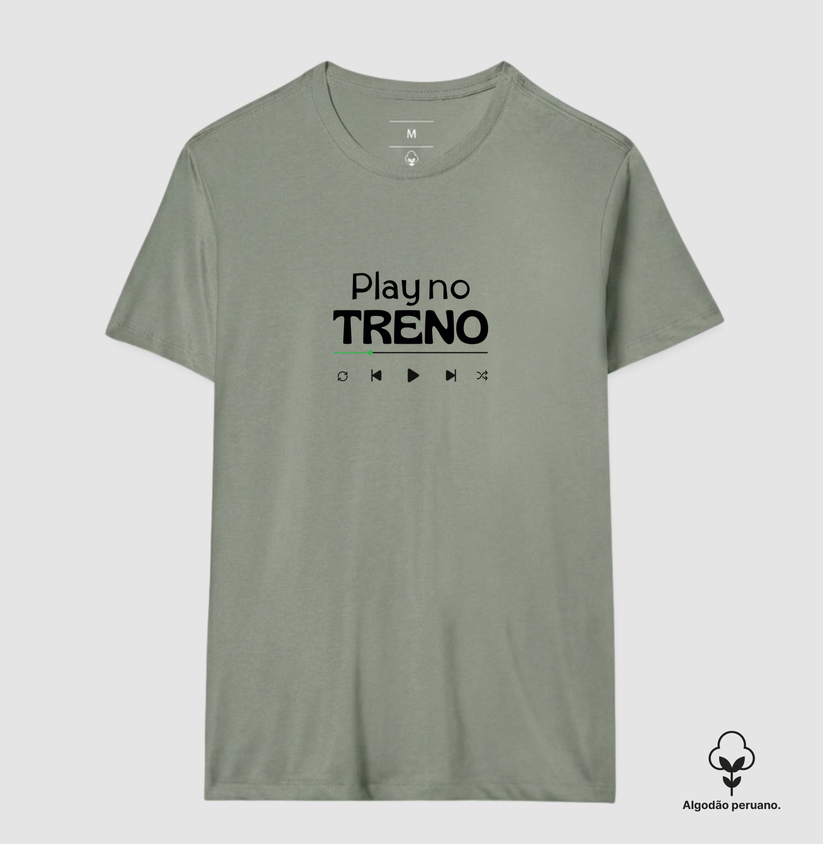Play no TRENO - TRN | Camiseta de Algodão Peruano - Imagem 7