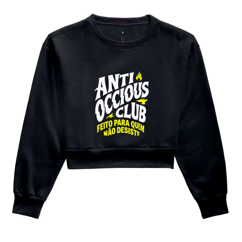 Cropped Moletom - FEITO PARA QUEM NÃO DESISTE - Imagem 3