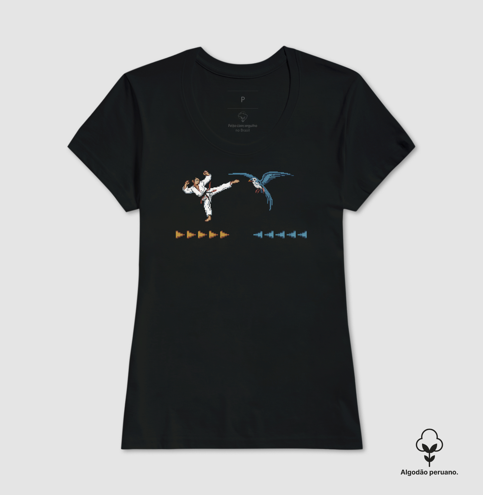 Camiseta Algodão Peruano Penúltima Luta - Imagem 3