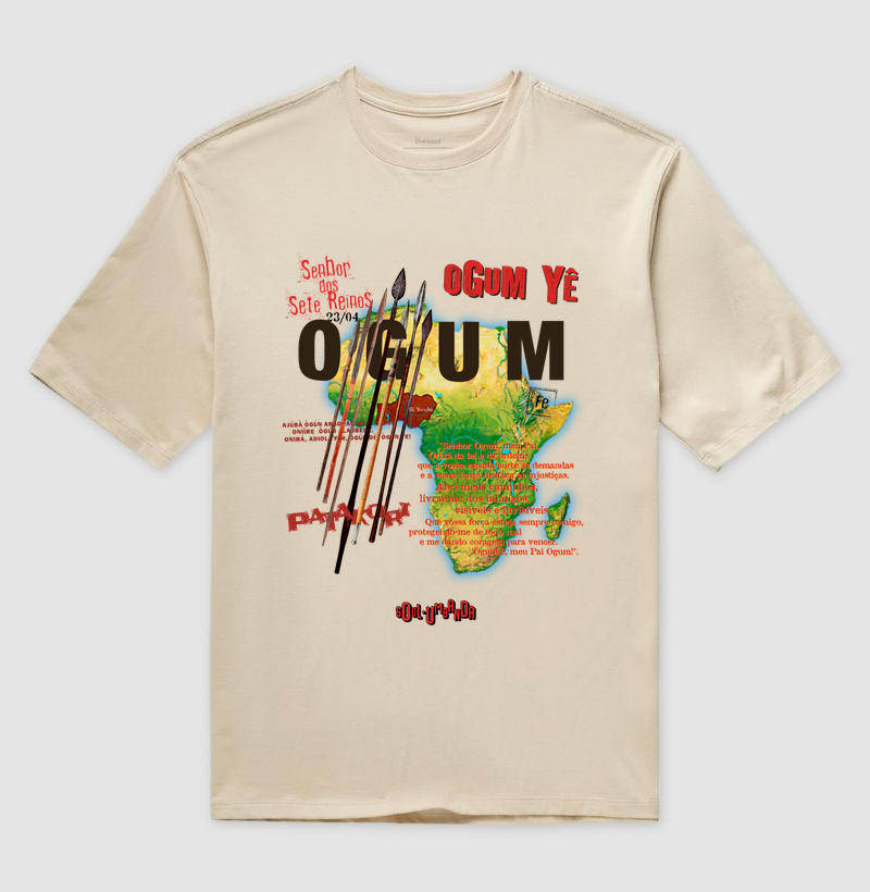 oversized OGUM oração unissex - Imagem 3