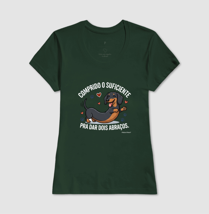 CAMISETA DACHSHUND ABRAÇOS - Imagem 13