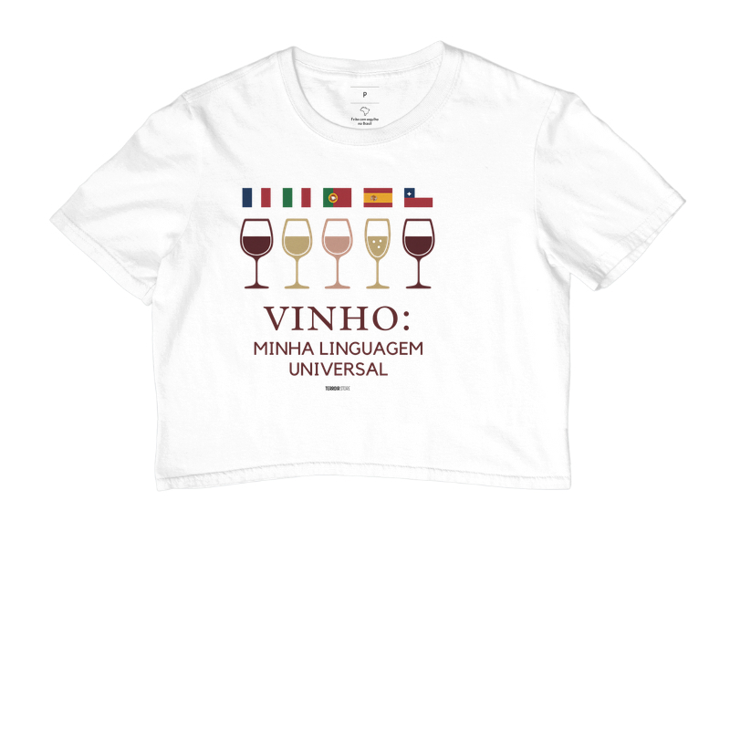 Camiseta Vinho: Minha Linguagem Universal - Imagem 3