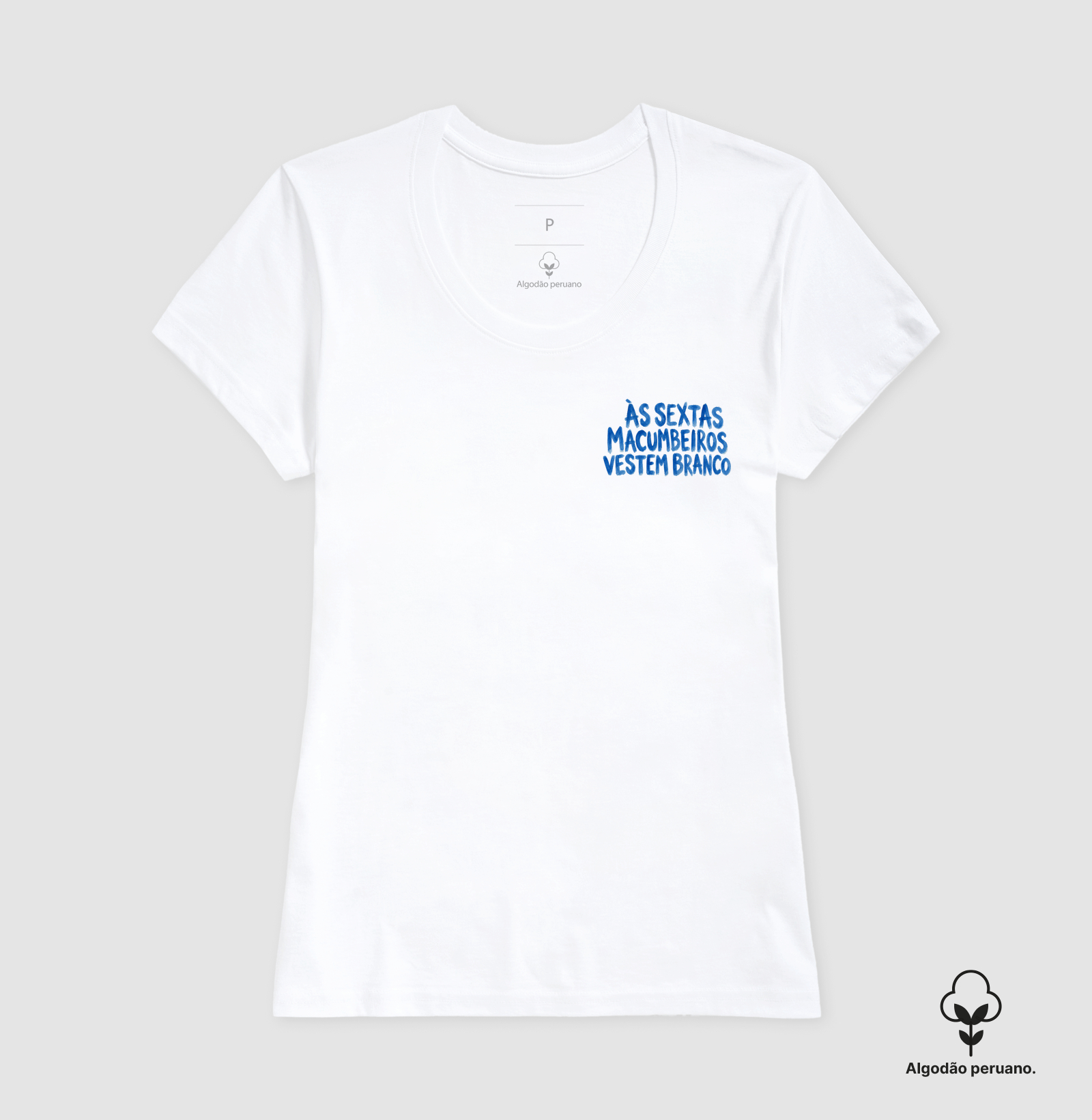 ÀS SEXTAS MACUMBEIROS VESTEM BRANCO MINIMAL - Imagem 2