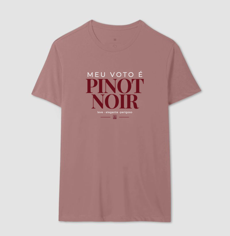 Camiseta “Meu Voto é Pinot Noir” – Wine Minimalista - Imagem 14