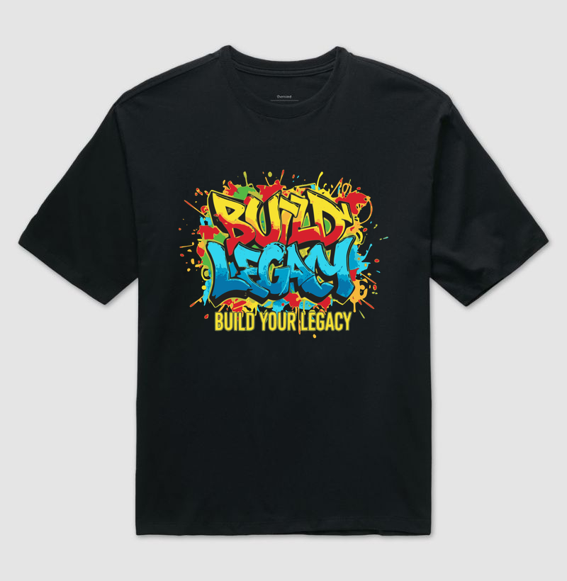 Camiseta Oversized Build Your Legacy (faça o seu legado) - Imagem 4