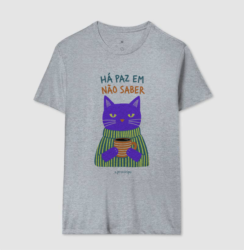 Camiseta Há Paz em Não Saber - Imagem 8