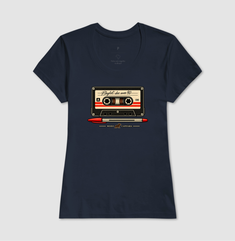 FITA CASSETE E CANETA  - Modo capivara - Camisetas - Imagem 9