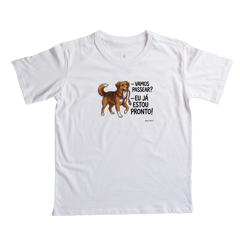 CAMISETA INFANTIL NOSSO MASCOTE PASSEAR  - Imagem 7