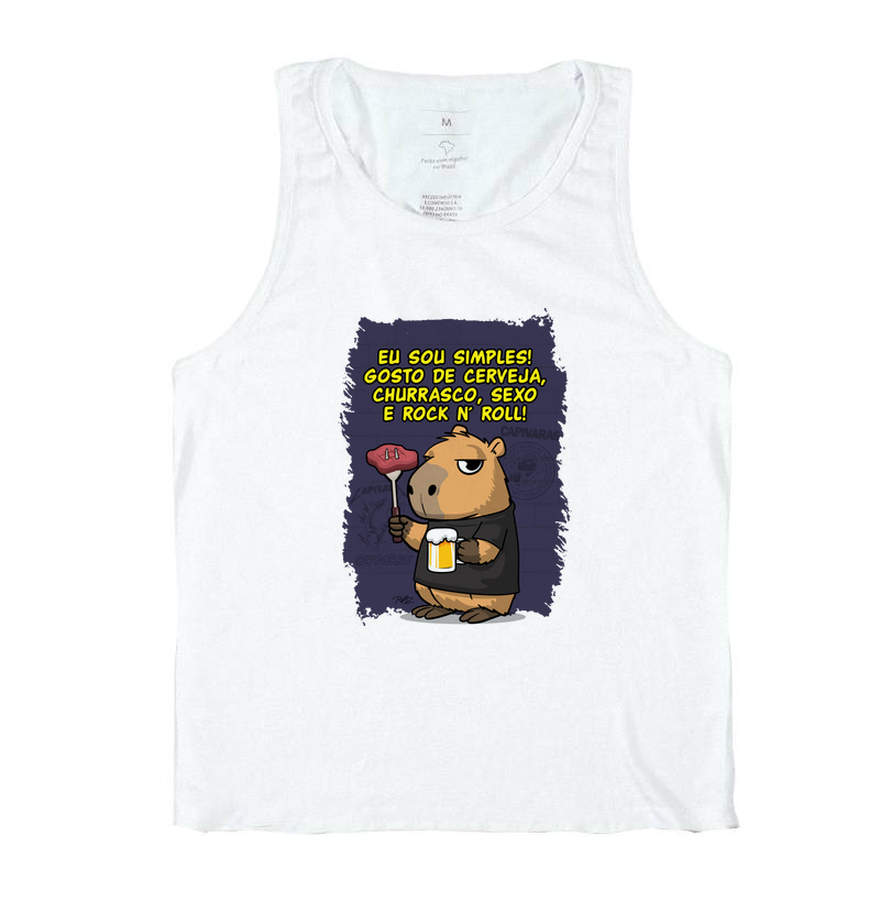 Capivara Rock Simples - Imagem 2