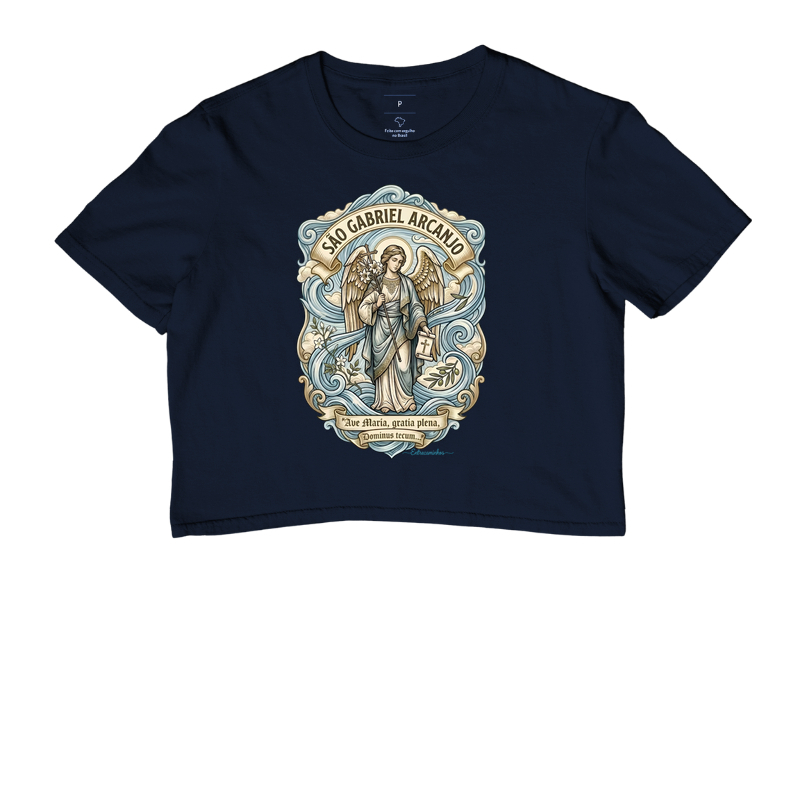 São Gabriel Arcanjo – Ar(Vento,Sopro, Anúncio) | Ave Maria Gratia Plena e Arte Sacra com Simbologia Botânica - Imagem 4