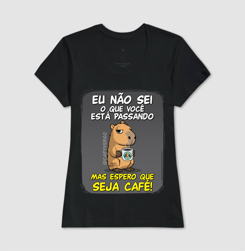 Camiseta Capivara Seja Café - Imagem 3