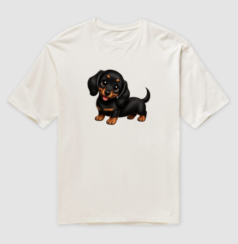 Dachshund Preto - Desenho Animado - Imagem 4