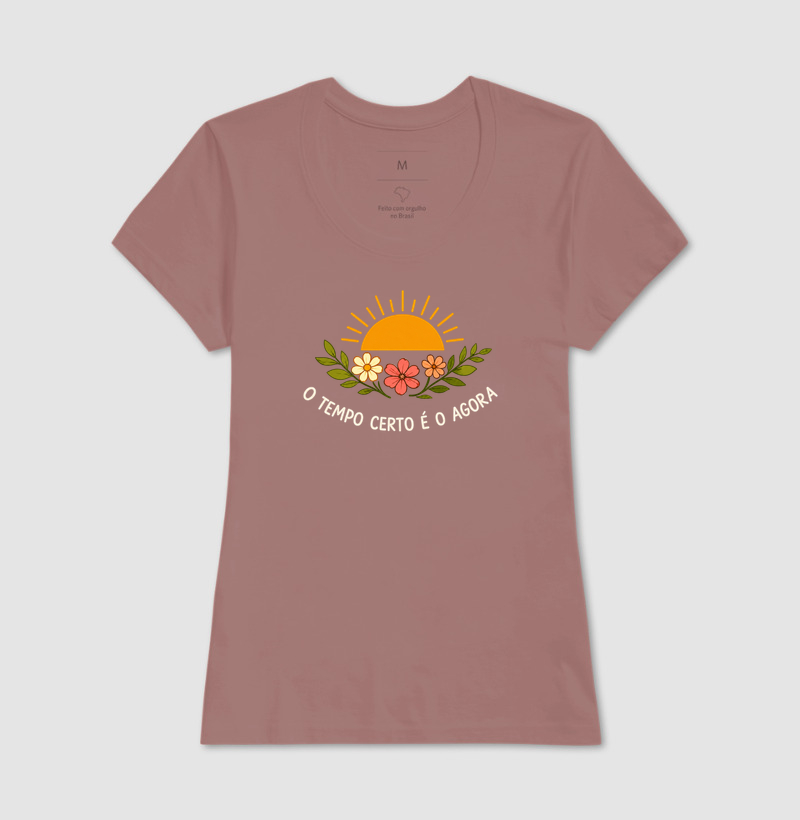 Camiseta O Tempo certo é o agora - Alma Vestida - Imagem 17