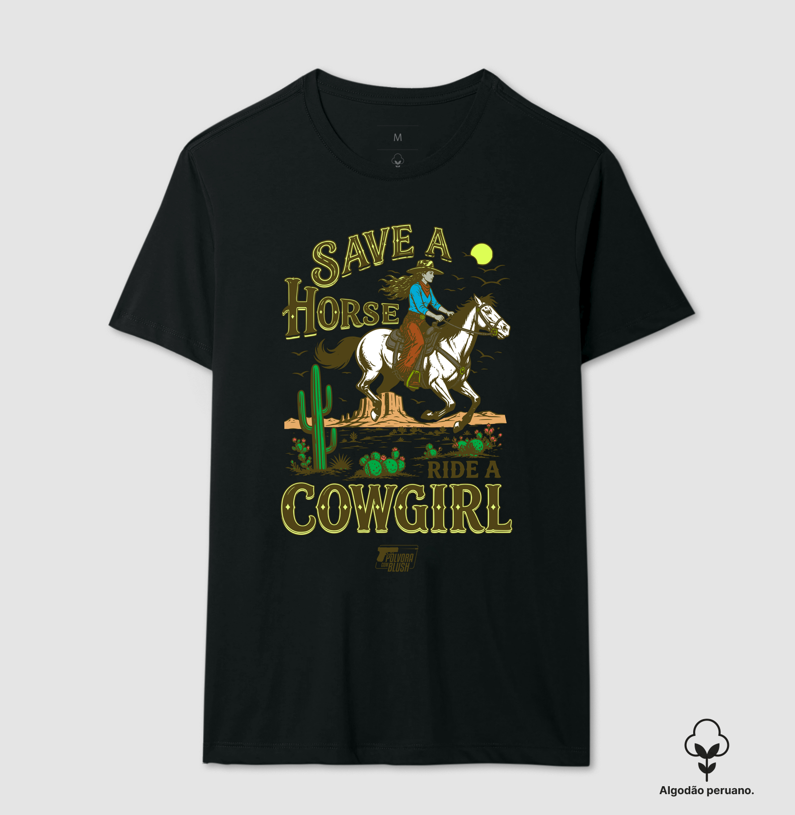 Save a Horse Ride a Cowgirl Pólvora com Blush - Imagem 3
