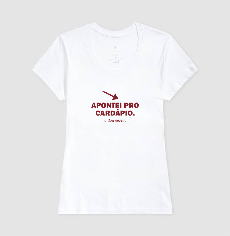 Camiseta Apontei pro Cardápio - Imagem 5