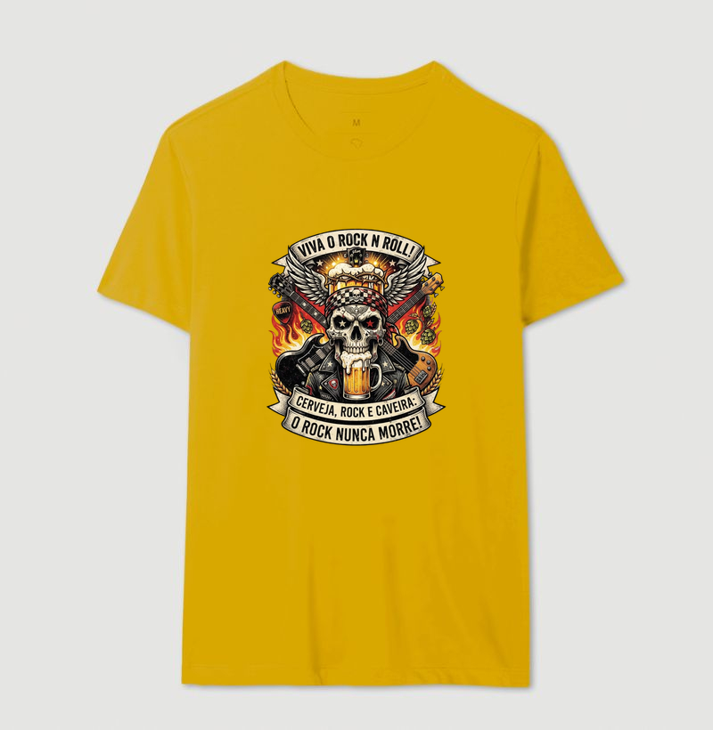 Camiseta Cerveja, rock e caveira - Imagem 14