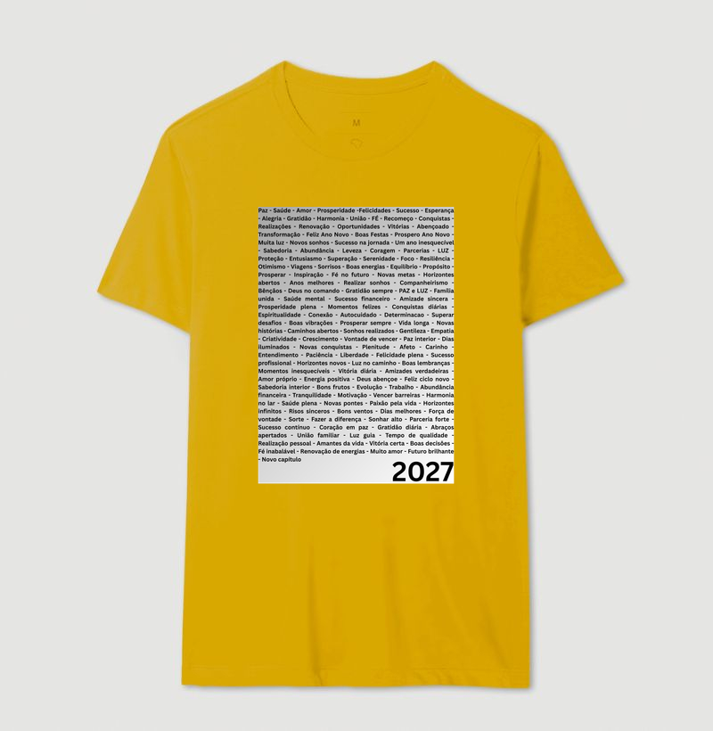 Camiseta Desejos para 2027 – Palavras da Virada - Imagem 13